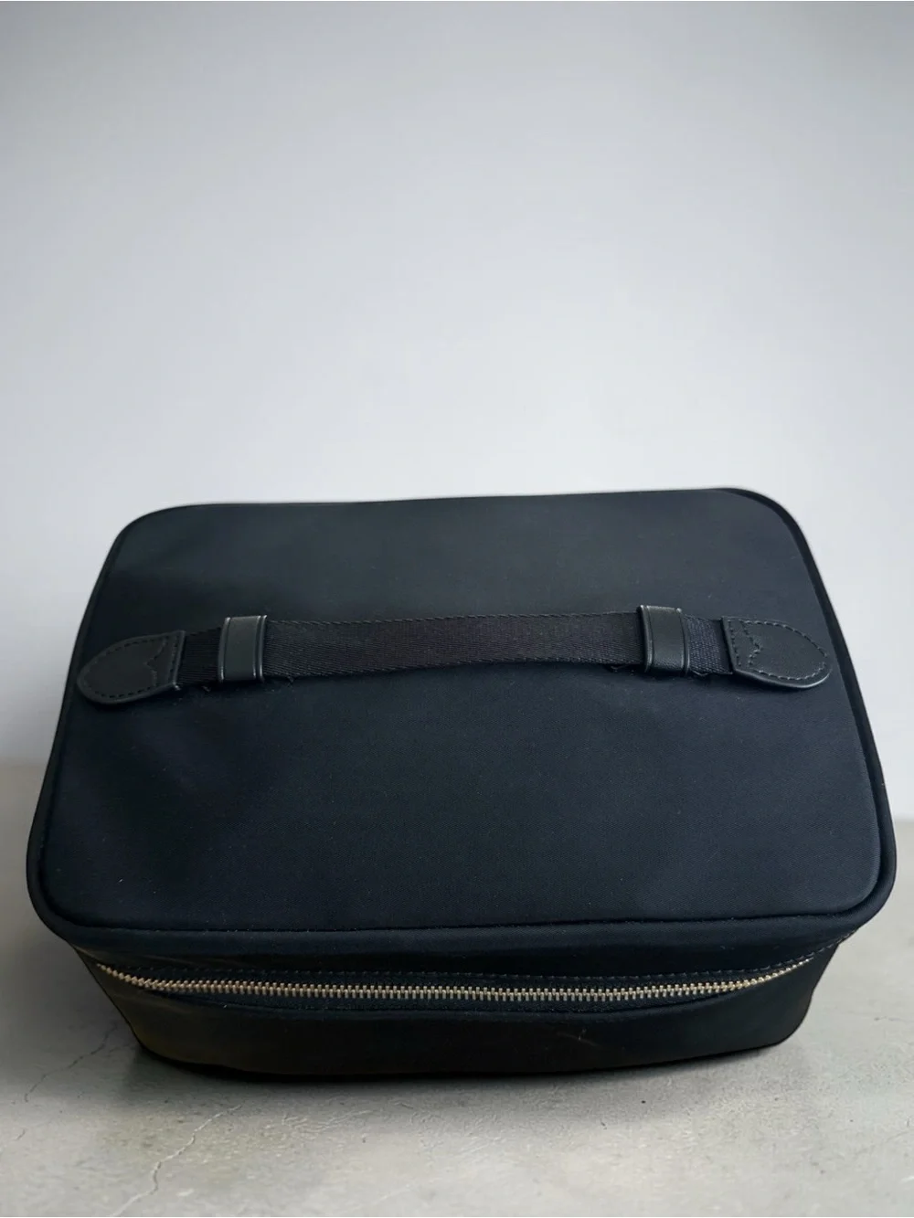 Kate Spade New York Black Nylon Vanity Cosmetic Train Case Travel Bag